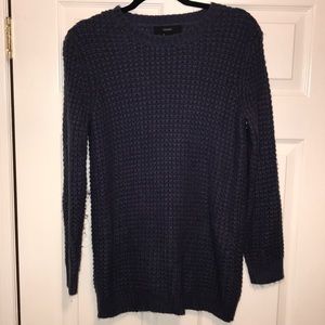 Long Sleeve Navy Sweater